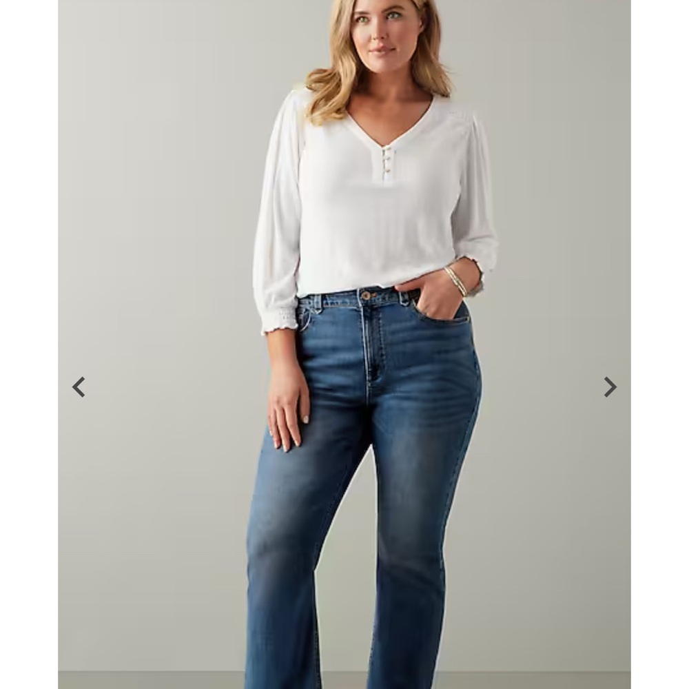 J.Jill Demi Bootcut Ankle Jeans 12P NEW